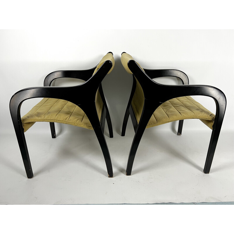 Paire de fauteuils vintage Vivalda par Claudio Salocchi pour Sormani, Italie 1960