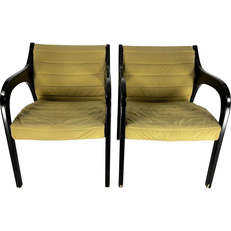 Pair of vintage Vivalda armchairs by Claudio Salocchi for Sormani, Italy 1960