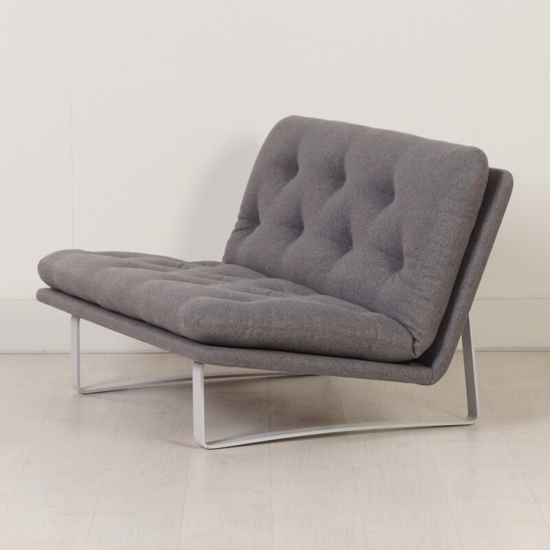 Grey C684 Sofa by Kho Liang from Artifort - 1960s