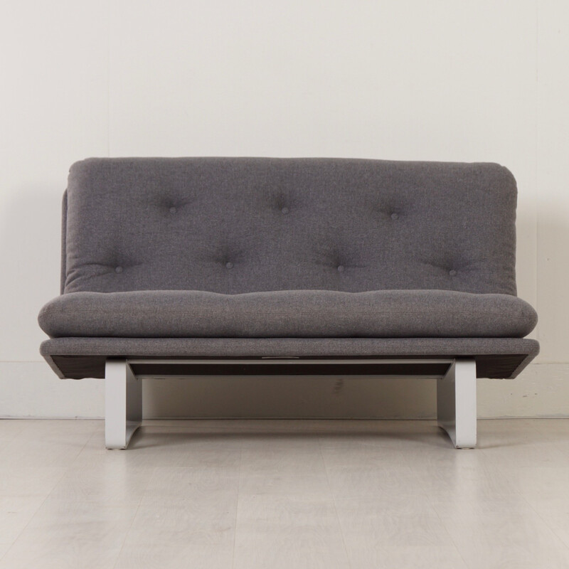 Grey C684 Sofa by Kho Liang from Artifort - 1960s