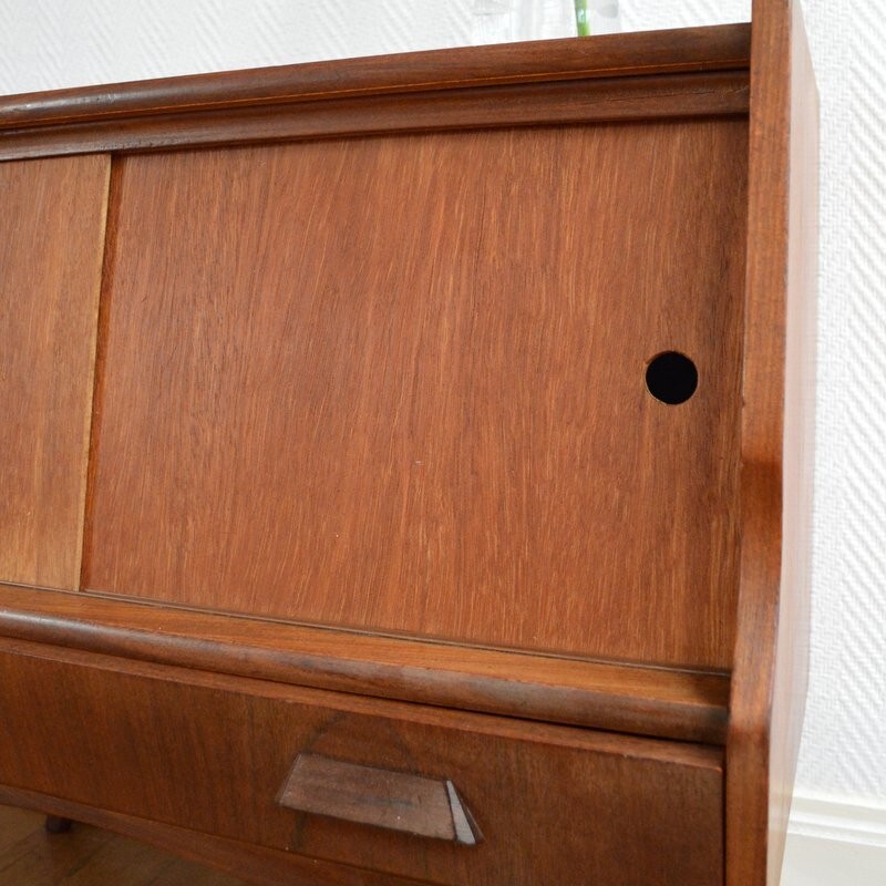 Mid-century chest of drawer with compass legs - 1960s