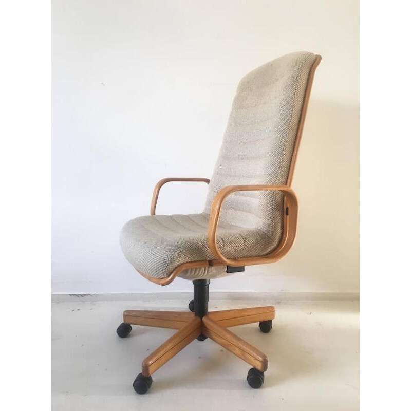 Fauteuil de bureau à roulette Martin Stoll pour Giroflex - 1970