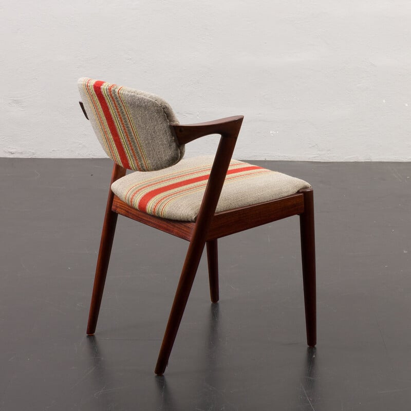 Vintage model 42 chair in rosewood by Kai Kristiansen for Schou Andersen, Denmark 1960