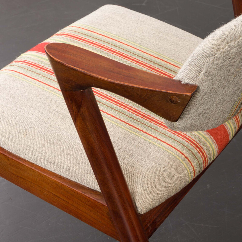 Vintage model 42 chair in rosewood by Kai Kristiansen for Schou Andersen, Denmark 1960