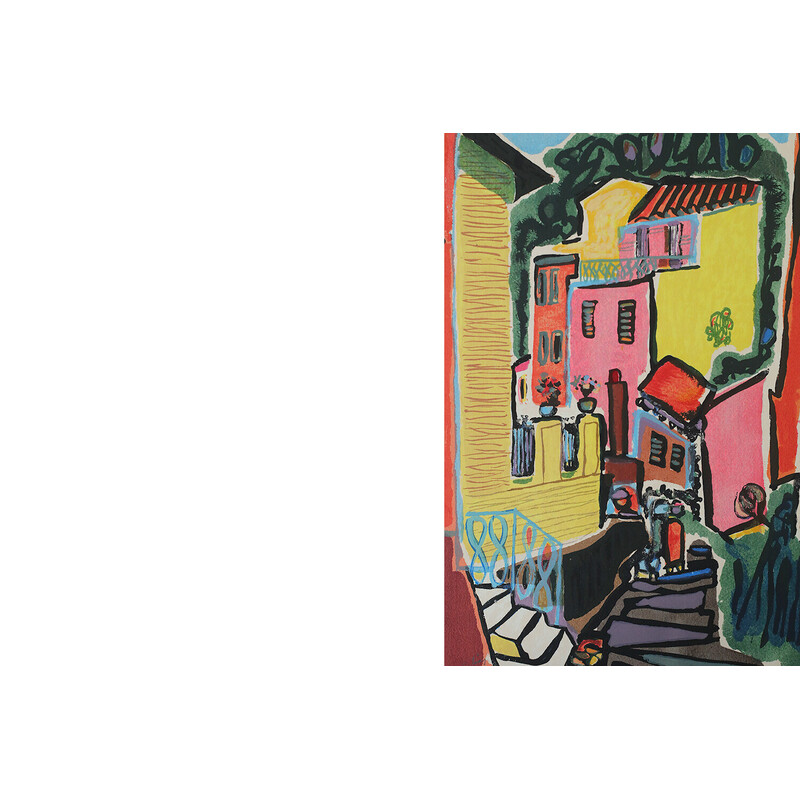Pintura vintage en color de Lerici