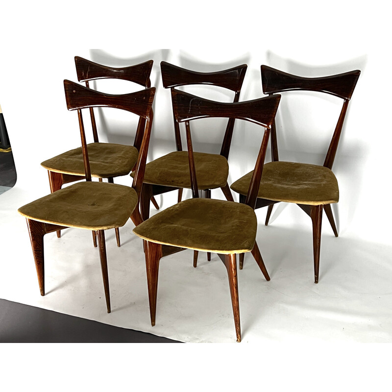 Set of 5 vintage Batterfly chairs by Ico Parisi for Ariberto Colombo, Italy 1950