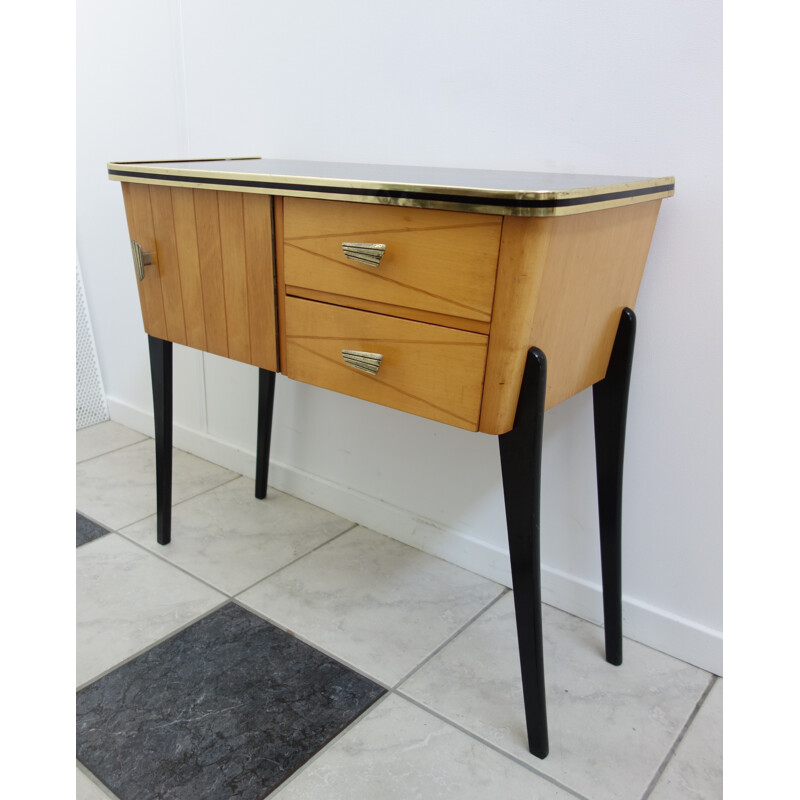 Small cabinet with glass top - 1950s
