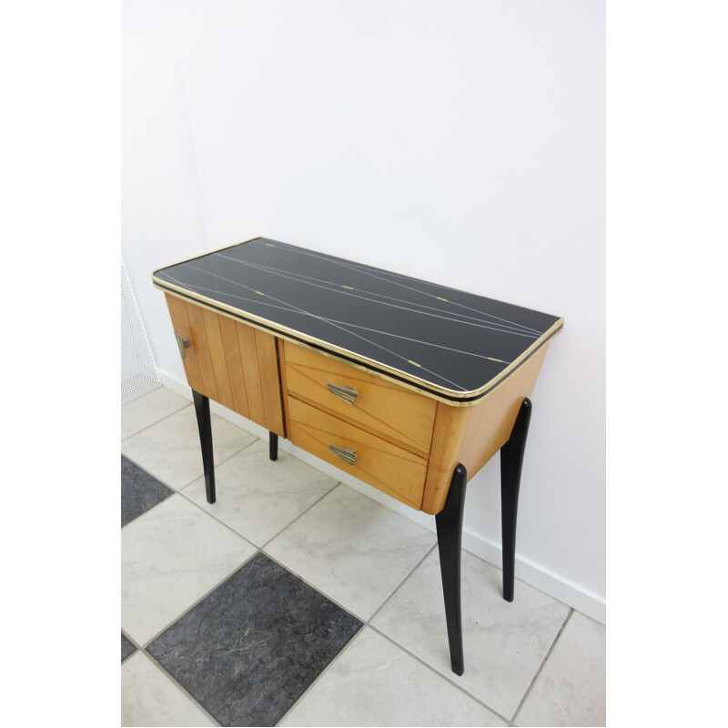 Small cabinet with glass top - 1950s
