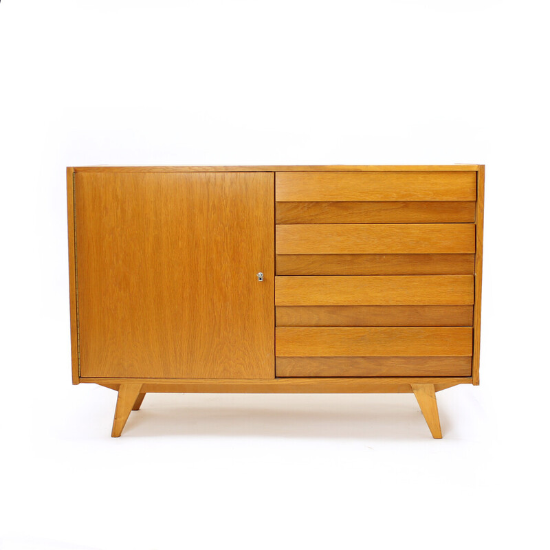 Enfilade vintage Type U 460 en chêne par Jiri Jiroutek pour Interier Praha, 1960