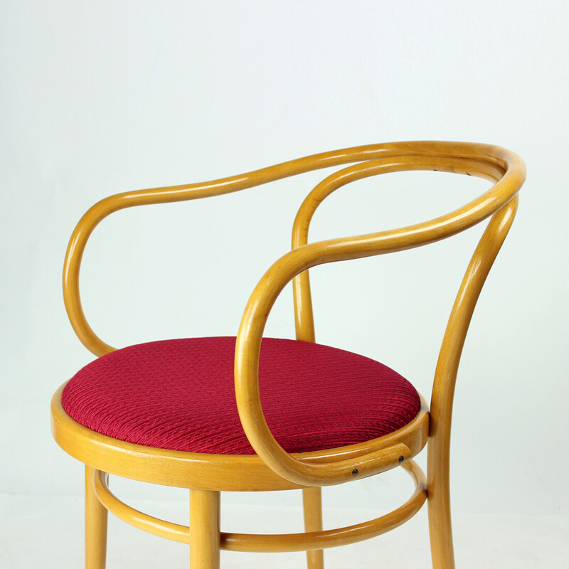 Set of 6 vintage bentwood dining chairs by Thonet for Ton, 1960