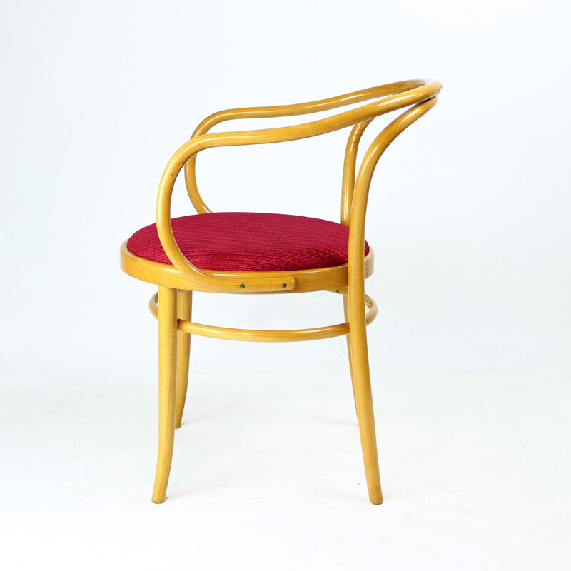 Lot de 6 chaises à repas vintage en bois courbé par Thonet pour Ton, 1960