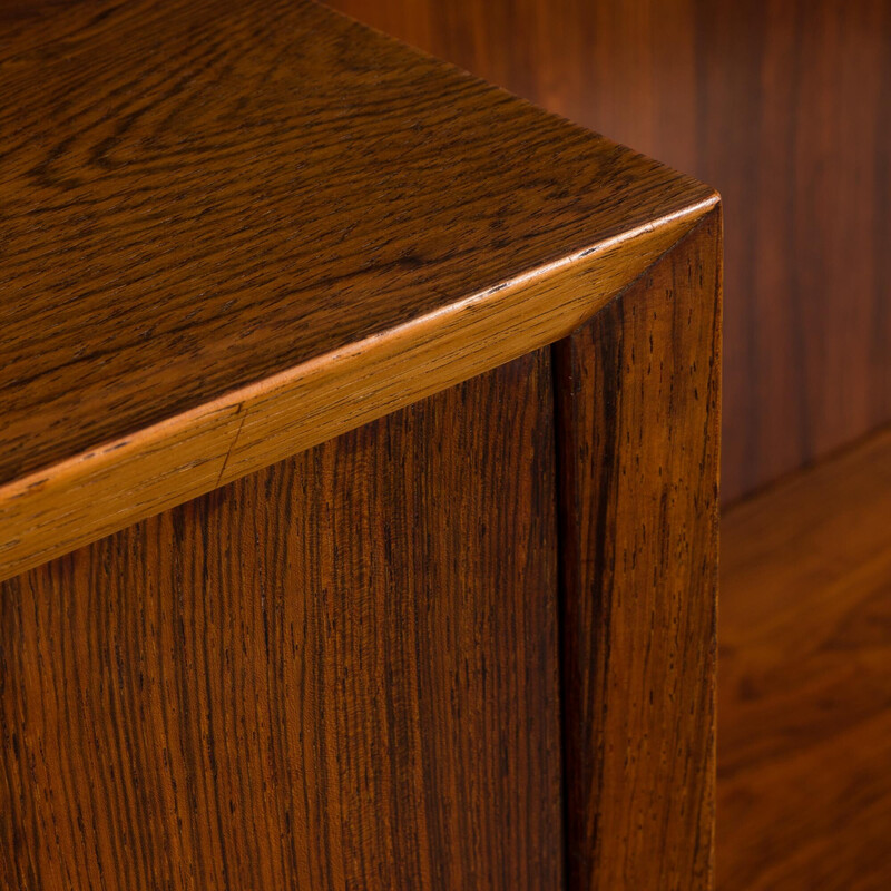 Vintage 3-bay rosewood bookcase by Poul Cadovius, Denmark 1960