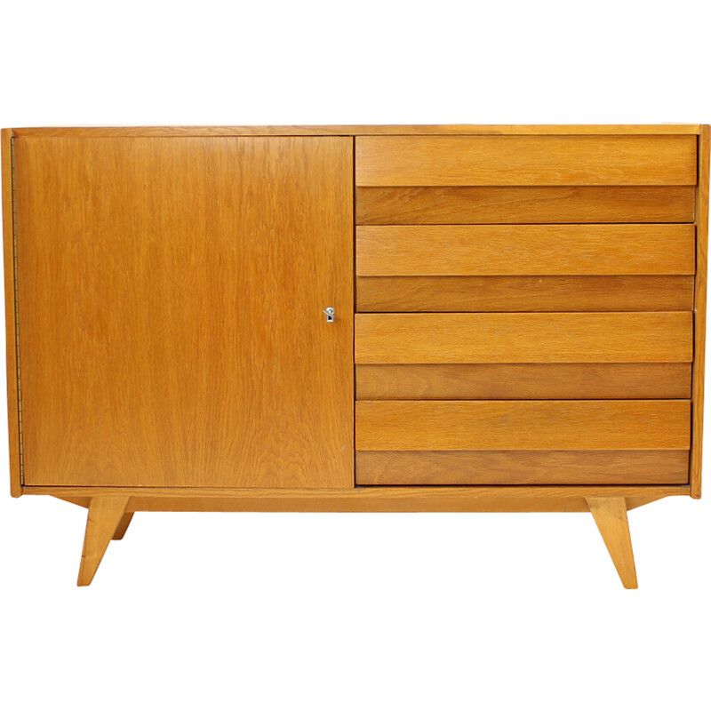 Vintage Type U 460 oak sideboard by Jiri Jiroutek for Interier Praha, 1960