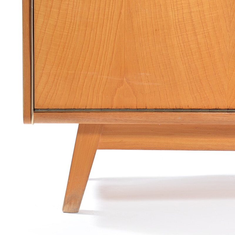 Wood glass and mirror sideboard, Nepožitek & Landsman - 1960s