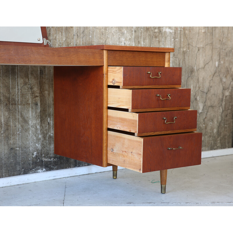 Danish small oak dressing table - 1960s