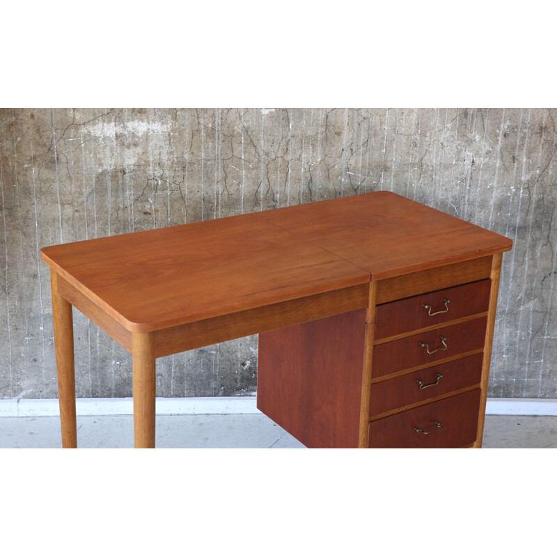 Danish small oak dressing table - 1960s