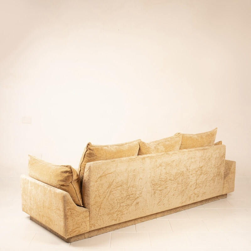 Vintage 3-seater "Cado" sofa in fabric by Gunnar Gravesen and David Lewis for Icf De Padova, 1970