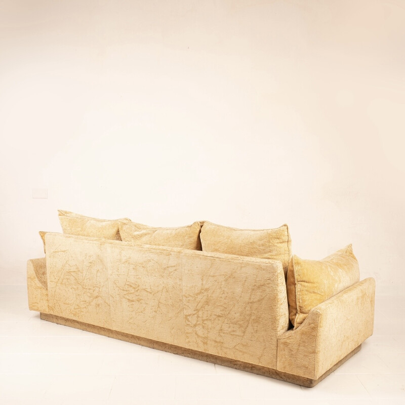 Vintage 3-seater "Cado" sofa in fabric by Gunnar Gravesen and David Lewis for Icf De Padova, 1970