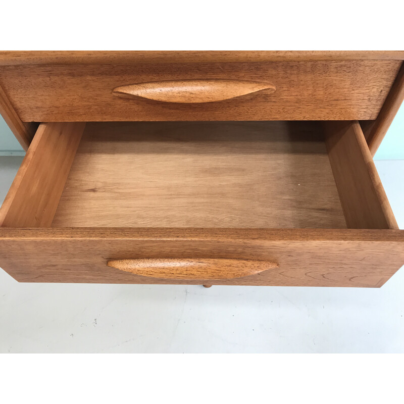 Large Austinsuite teak desk - 1960s