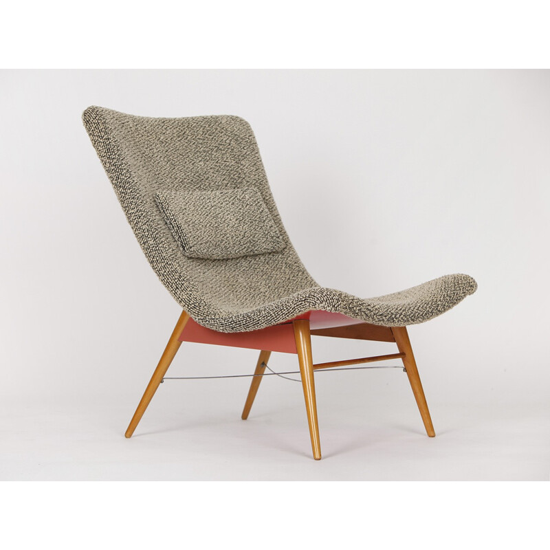 Mid-Century Lounge Chair by Miroslav Navratil for Cesky Nabytek - 1960s