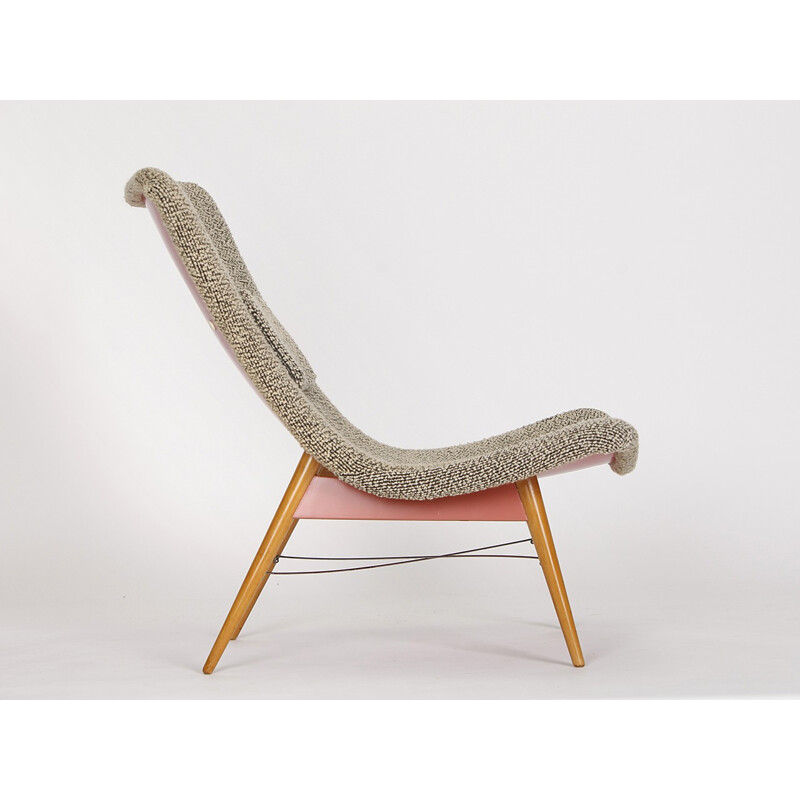 Mid-Century Lounge Chair by Miroslav Navratil for Cesky Nabytek - 1960s