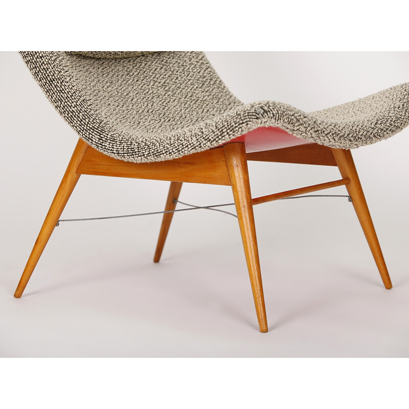 Pair of lounge Chairs by Miroslav Navratil for Cesky Nabytek - 1960s