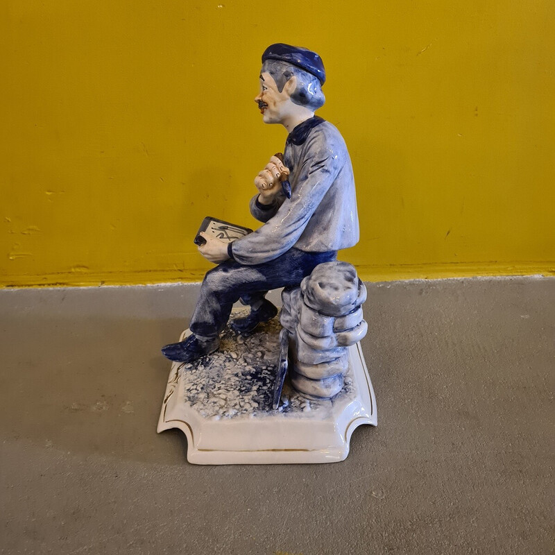 Sculpture vintage en porcelaine, Italie 1990