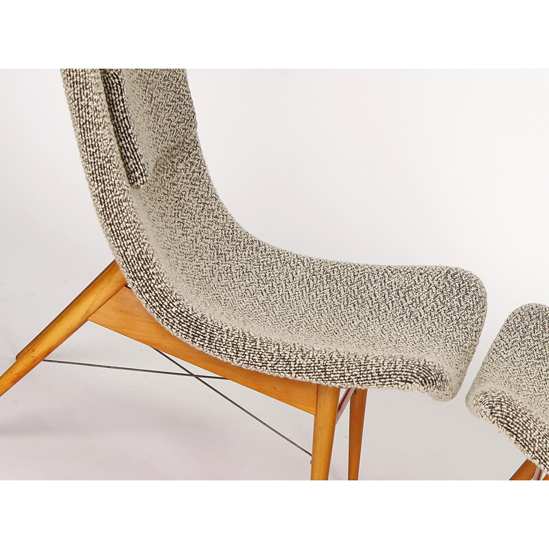 Pair of lounge Chairs by Miroslav Navratil for Cesky Nabytek - 1960s