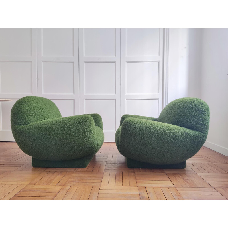 Pair of vintage armchairs, Italy 1960