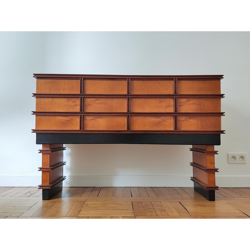 Buffet vintage en bois, Italie 1960