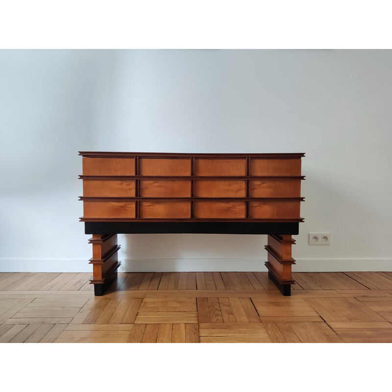 Vintage wooden sideboard, Italy 1960