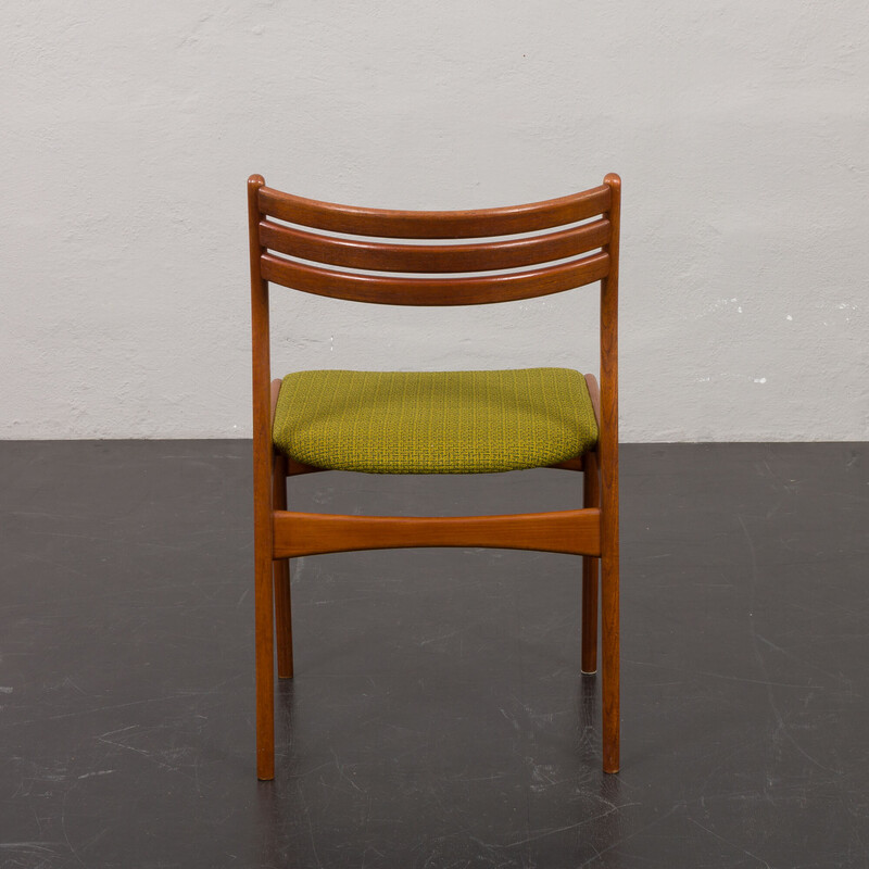 Set of 4 vintage teak model U20 chairs by Johannes Andersen for Uldum, Denmark 1960