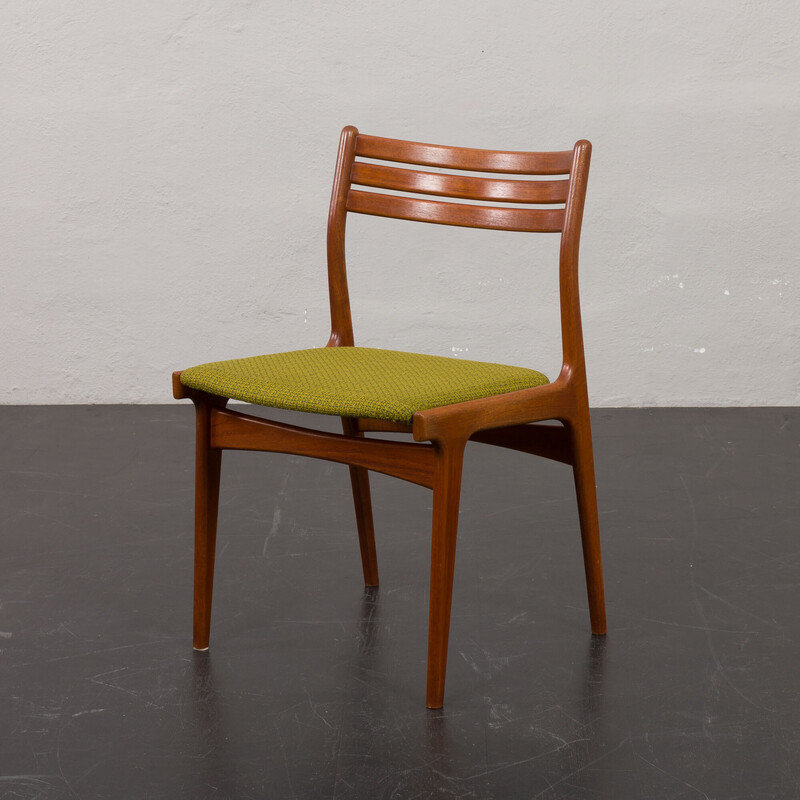 Set of 4 vintage teak model U20 chairs by Johannes Andersen for Uldum, Denmark 1960