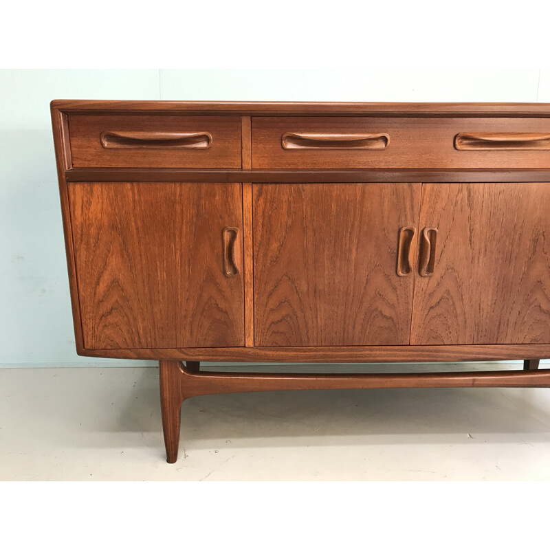 Brown G-Plan sideboard in teak by V Wilkins - 1960s