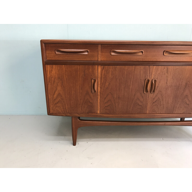 Brown G-Plan sideboard in teak by V Wilkins - 1960s