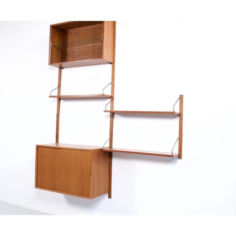 Vintage Royal System modular shelf in teak by Poul Cadovius, 1958