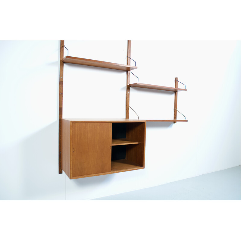 Vintage Royal System modular shelf in teak by Poul Cadovius, 1958