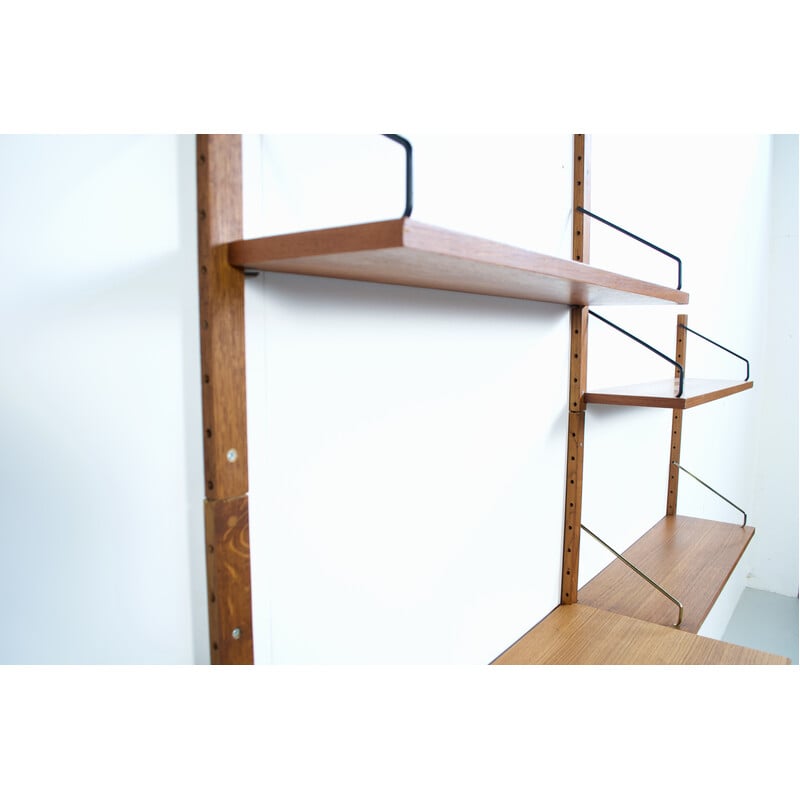 Vintage Royal System modular shelf in teak by Poul Cadovius, 1958