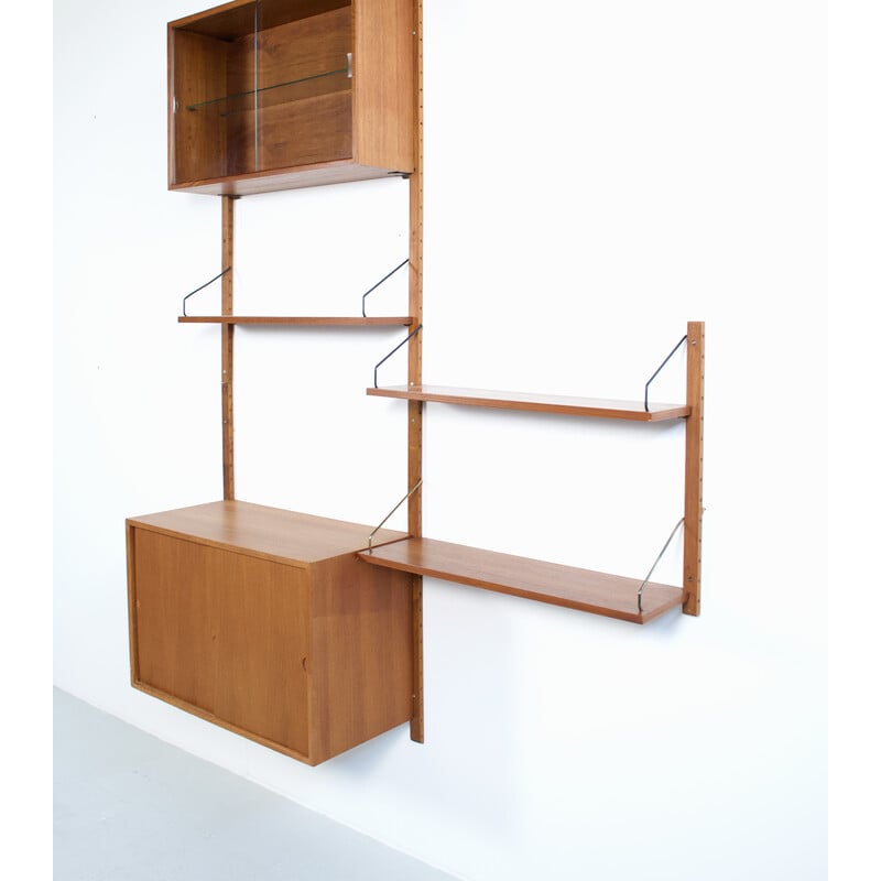 Vintage Royal System modular shelf in teak by Poul Cadovius, 1958