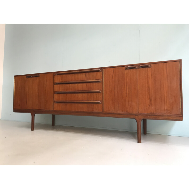 McIntosh sideboard in teak with 4 middle drawers - 1960s