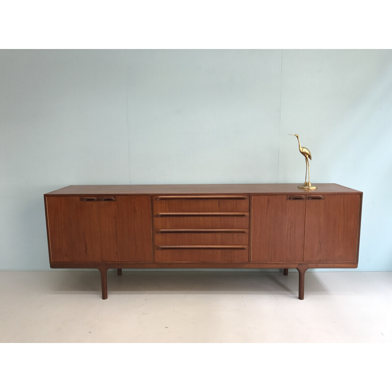 McIntosh sideboard in teak with 4 middle drawers - 1960s