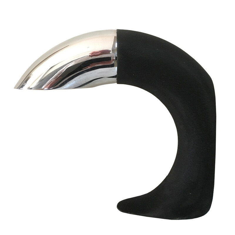 Brutalist curve lamp by Mauro Martini produced by Fratelli Martini - 1970s