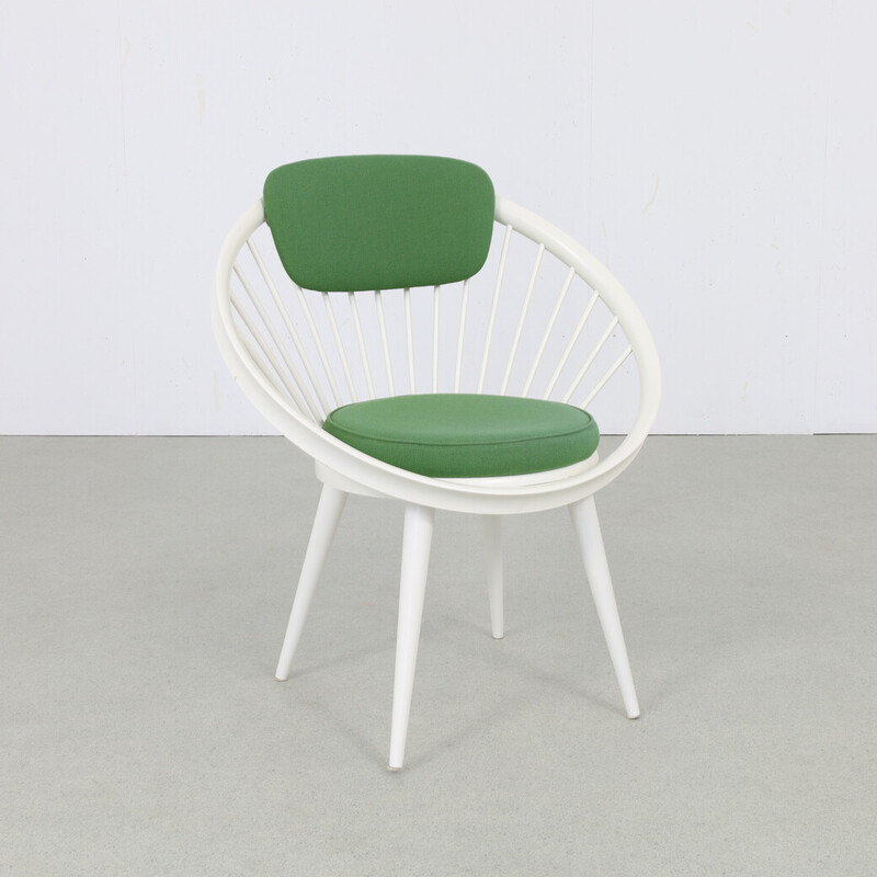 Cadeira Circle vintage de Yngve Ekström para a Suécia, 1960