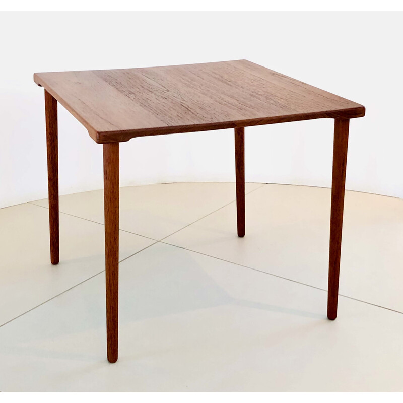 Vintage FD544 side table in solid teak by Edvard Kindt-Larsen for France and Son, Denmark 1950