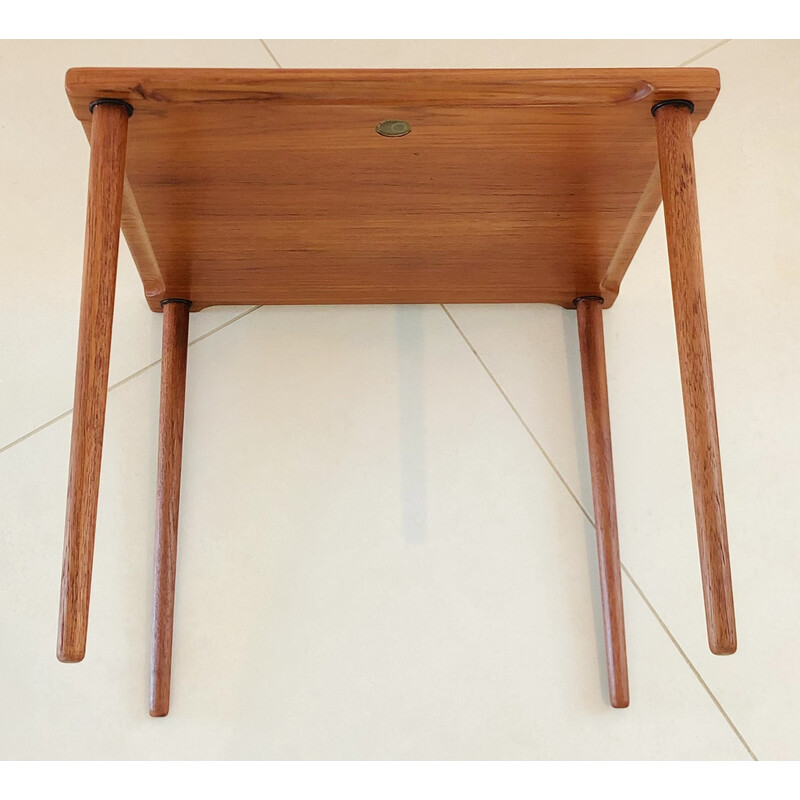 Vintage FD544 side table in solid teak by Edvard Kindt-Larsen for France and Son, Denmark 1950