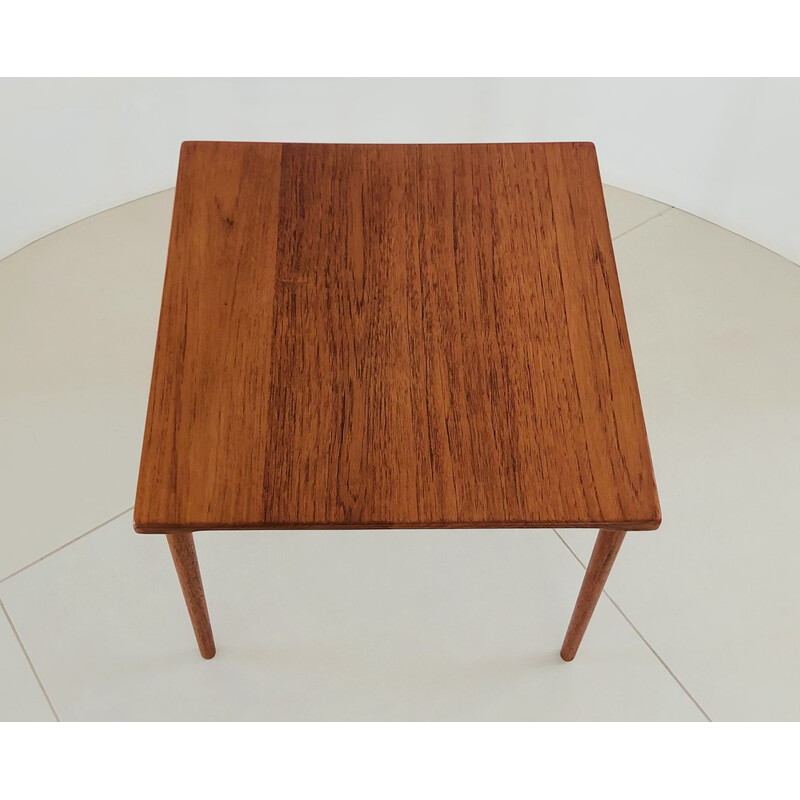 Vintage FD544 side table in solid teak by Edvard Kindt-Larsen for France and Son, Denmark 1950