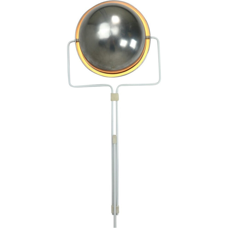 Eclipse floor lamp in metal and aluminium by Evert Jelles produced by Raak - 1960s