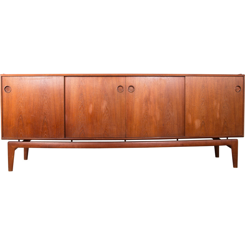 Vintage teak sideboard by Arne Hovmand-Olsen for Mogens Kold, Denmark 1960