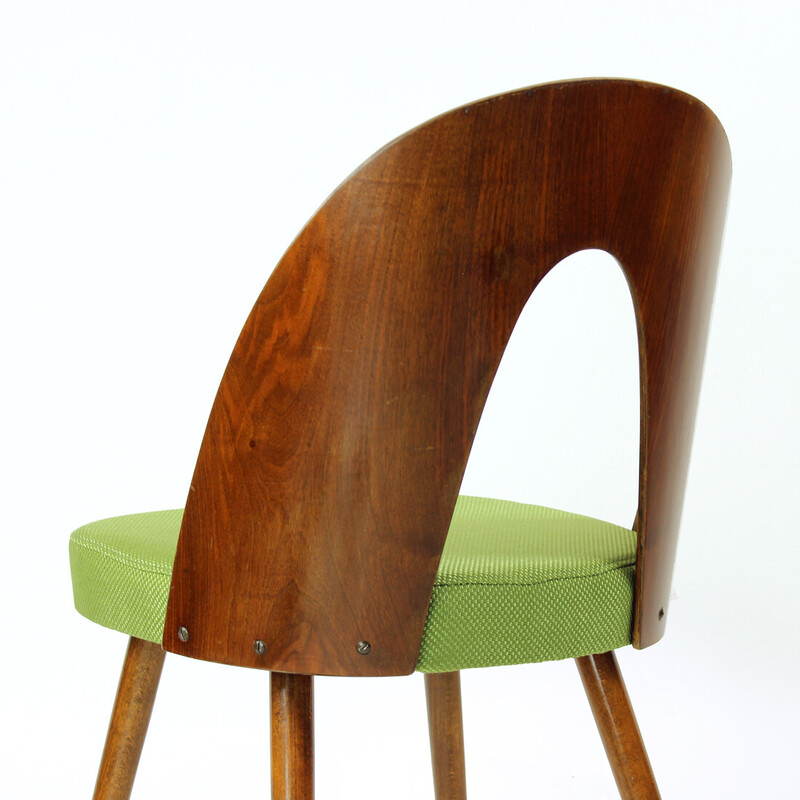 Vintage walnut veneer dining chairs by Antonín Šuman for Tatra, Czechoslovakia 1960