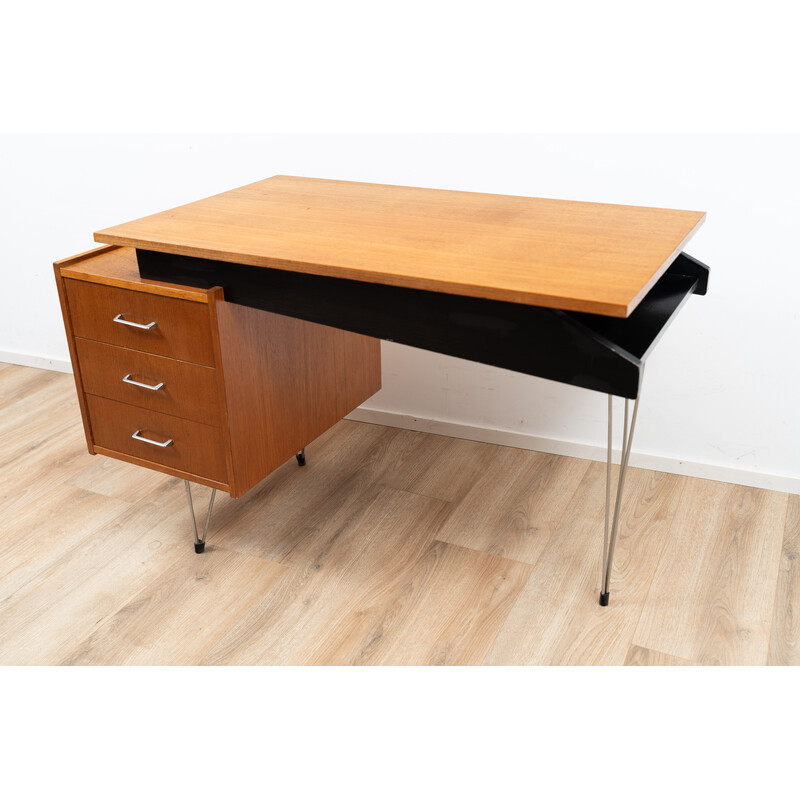 Bureau vintage Hairpin par Cees Braakman pour Pastoe